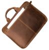 Handcrafted Vintage Brown Antique Leather Mens Messenger Bag 6020