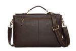 Vintage Style Leather Briefcase, Messenger Bag, Laptop Briefcase 8069-DB