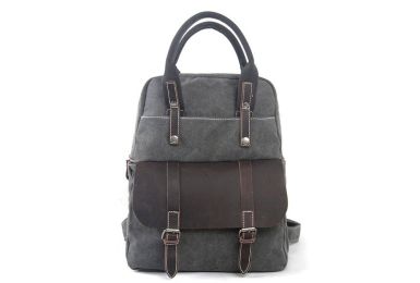 Waxed Canvas Backpack/Rucksack, School Backpack, Hiking Travel Backpack 1022