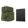 Assault Backpack w/11"x14" Level IIIA Hard Ballistic Plate (Build to Order) 5 Colors