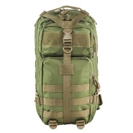VISM by NcSTAR - SMALL TACTICAL BACKPACK - GREEN WITH TAN TRIM