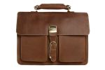 Handmade Italian Full Grain Vintage Brown Leather Messenger Bag 1031-VB