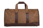 Handmade Top Grain Leather Vintage Brown Travel Duffle Bag Weekend Bag Overnight Bag Gym Bag Luggage DZ03