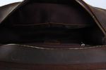 14'' Genuine Dark Brown Leather Briefcase, Messenger Bag, Laptop Bag 7200-MB