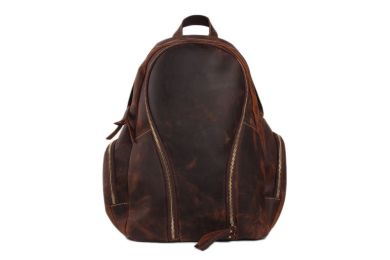 Handcrafted Genuine Vintage Brown Leather Backpack, School Backpack JW10