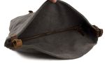 Dark Grey Waxed Canvas Messenger Bag Crossbody Bag Shoulder Bag Satchel Bag 6631-DG