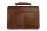 Handmade Italian Full Grain Vintage Brown Leather Messenger Bag 1031-VB