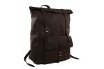New Design Handmade Genuine Dark Brown Leather Backpack, Travelling Backpack MG31