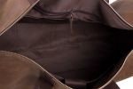 Handmade Top Grain Leather Vintage Brown Travel Duffle Bag Weekend Bag Overnight Bag Gym Bag Luggage DZ03