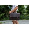 Bulletproof Dark Brown Leather Messenger Bag by Bulletblocker