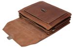 Handmade Vintage Brown Leather Briefcase/Men Messenger Bag/Laptop Bag 7083-VB