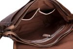 Handmade Vegetable Tanned Leather Men's Messenger Bag, Shoulder Bag, Satchel Bag w/ Color Choices 9042