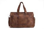 Vegetable Tanned Leather Women's Handbag or Overnight Bag w/ Color Options 9035