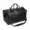 Handcrafted Vintage Style Top Grain Calfskin Leather Travel Bag Duffle Bag with Color Choices DZ07