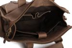Handmade Vintage Brown Leather Briefcase, Messenger Bag, Men's Handbag 7106