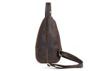 Handcrafted Genuine Leather Men Chest Bags Leisure Chest Pack Men Messenger Bags 8888