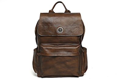 Handmade Full Grain Leather Backpack, School Backpack, Travel Backpack, Rucksack 9031