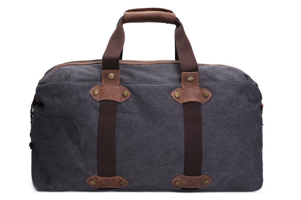 Handmade Waxed Canvas Duffle Bag, Travel Bag, Holdall Luggage, Overnig