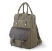 Waxed Canvas Backpack/Rucksack, School Backpack, Hiking Travel Backpack 1022