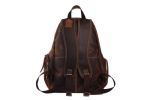 Handcrafted Genuine Vintage Brown Leather Backpack, School Backpack JW10