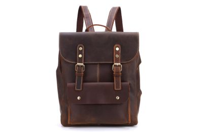Vintage Handmade Leather Backpack, Travel Backpack, School Rucksack 9452